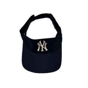 NY Yankees  Navy Visor/Sun Hat with Verizon logo on the back
